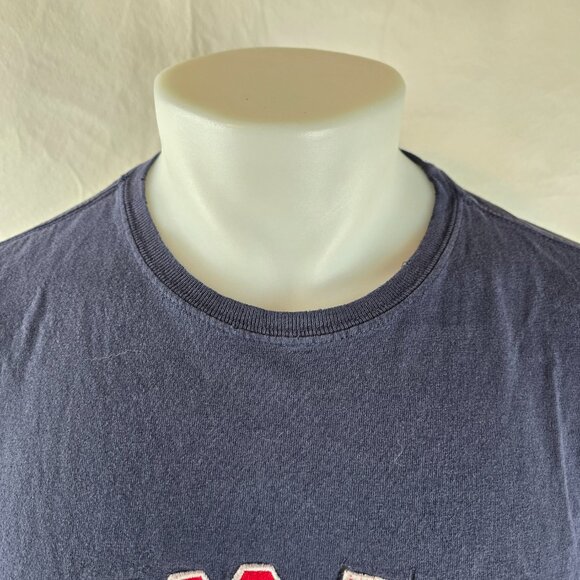 Vintage Guess Jeans T Shirt Mens XL Blue Embroidered Made in USA Long Sleeve - Picture 3 of 9
